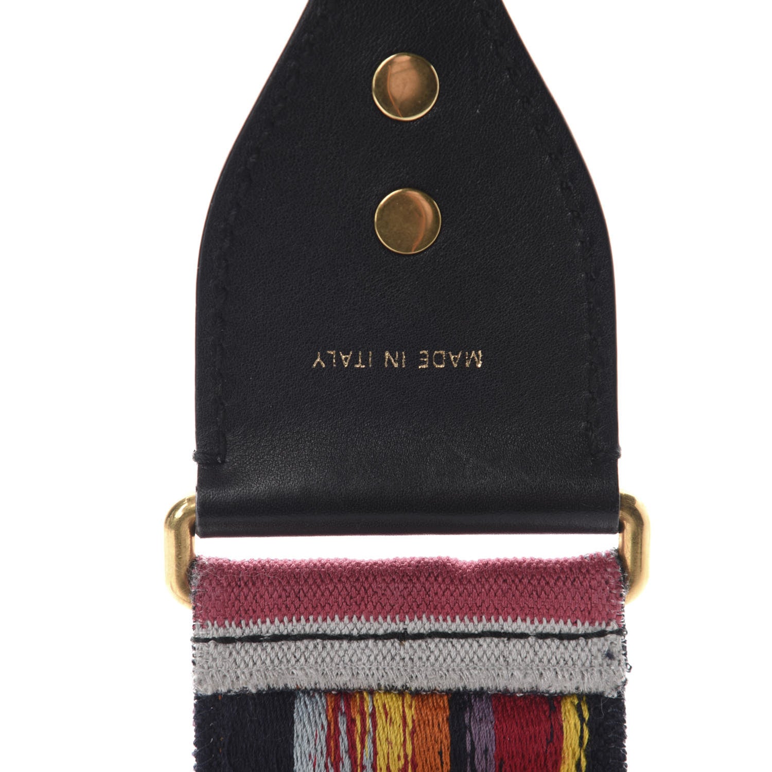 Christian Dior Canvas Embroidered Studded Rainbow J’Adior Shoulder Strap 3 of 4