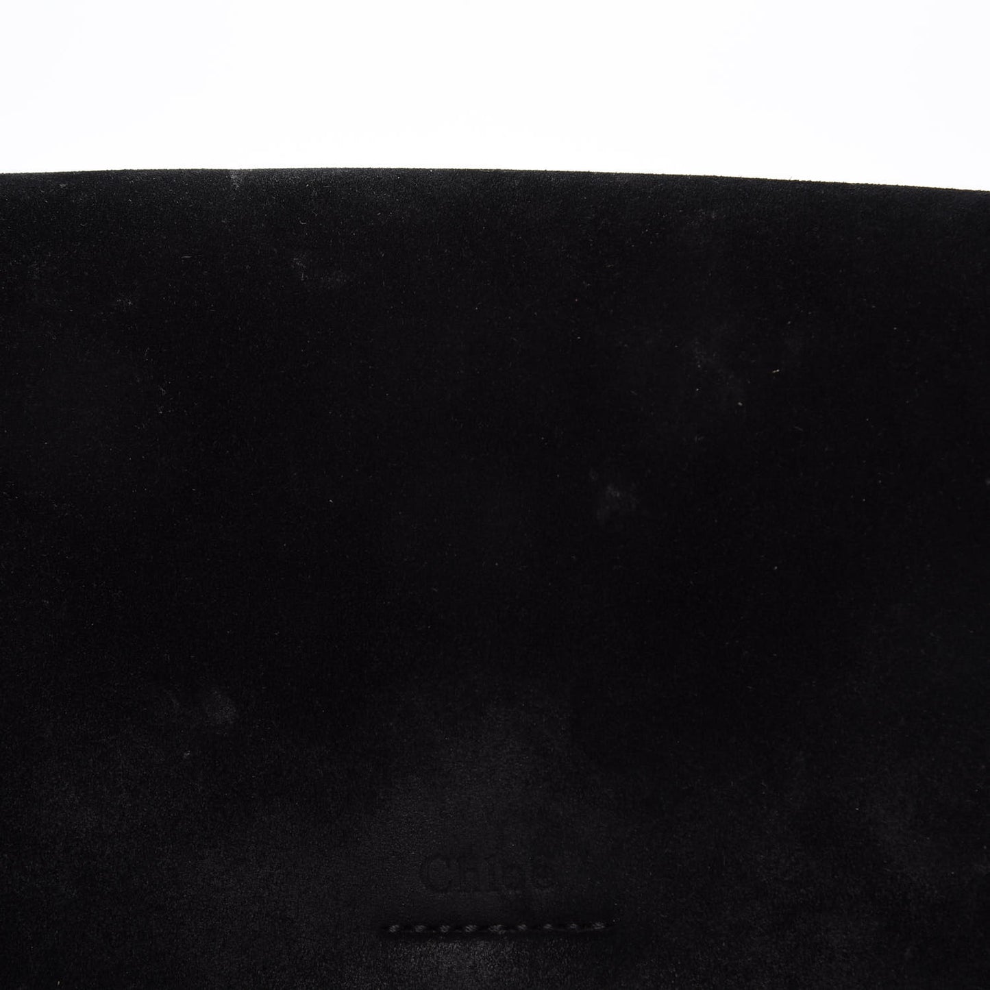 Suede Calfskin Small Faye Backpack Black