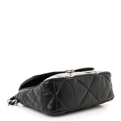 Chanel Goatskin Quilted Medium Chanel 19 Flap Black 4 of 10