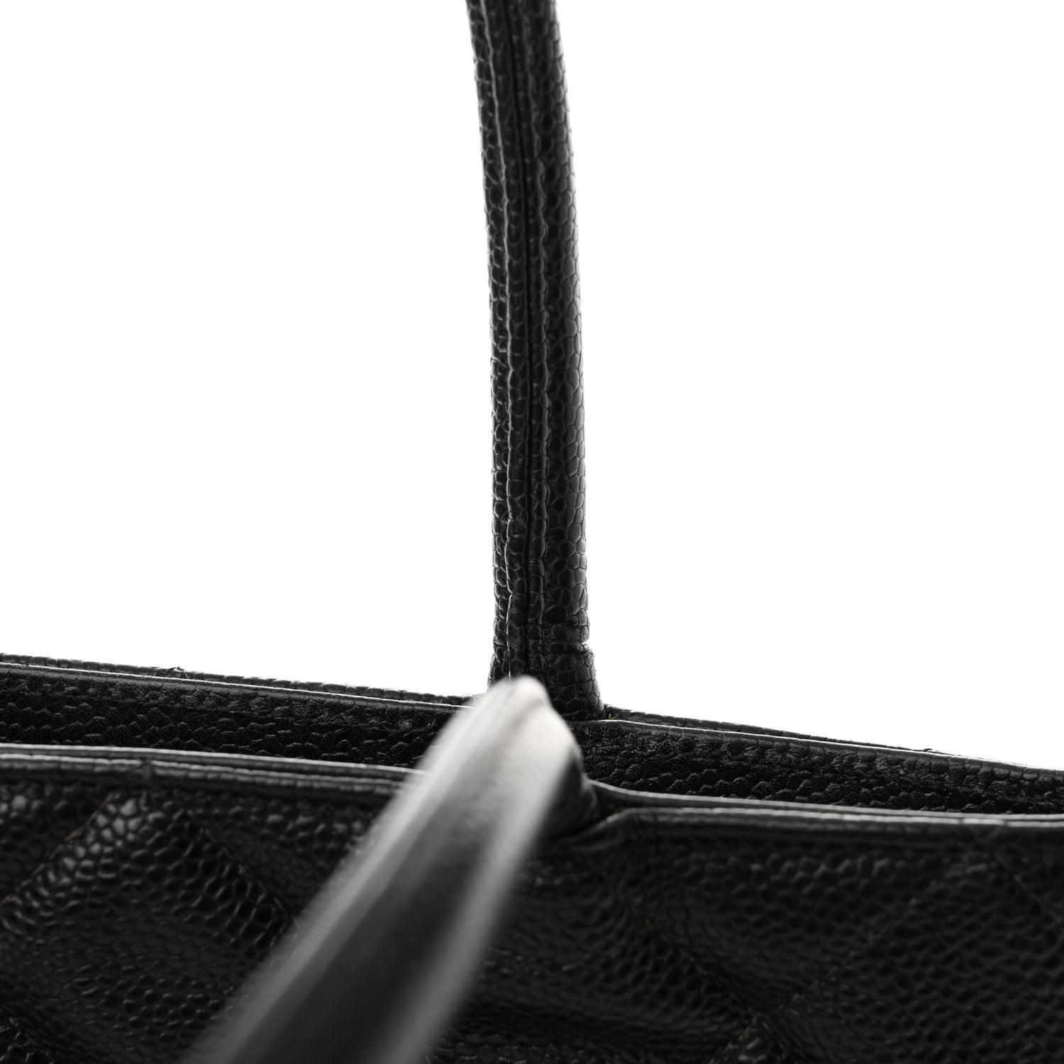 Chanel Caviar Quilted Medallion Tote Black 16 of 17