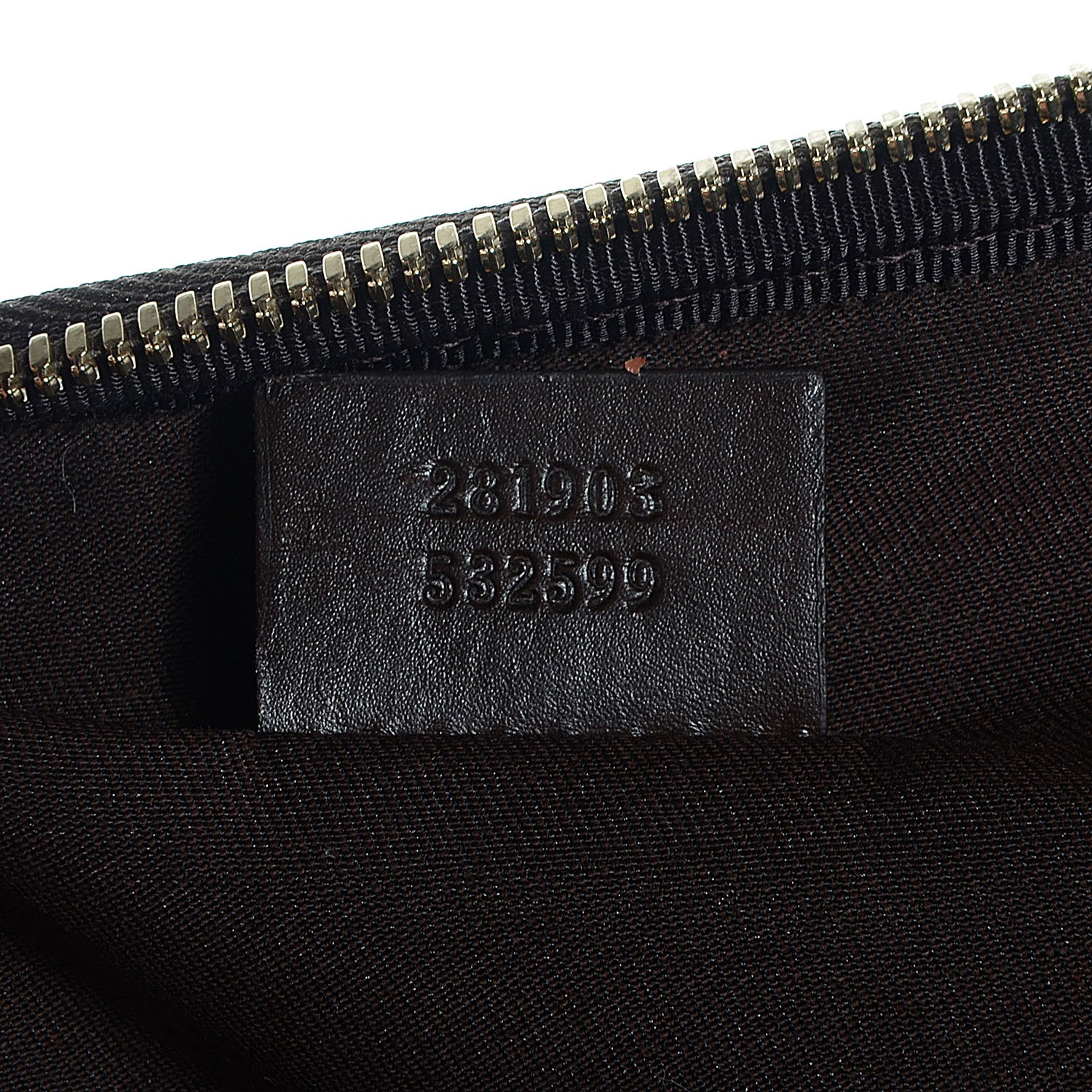 Gucci GG Plus Monogram Sellieria Calfskin Medium Joy Computer Case Beige Ebony Cocoa 7 of 8