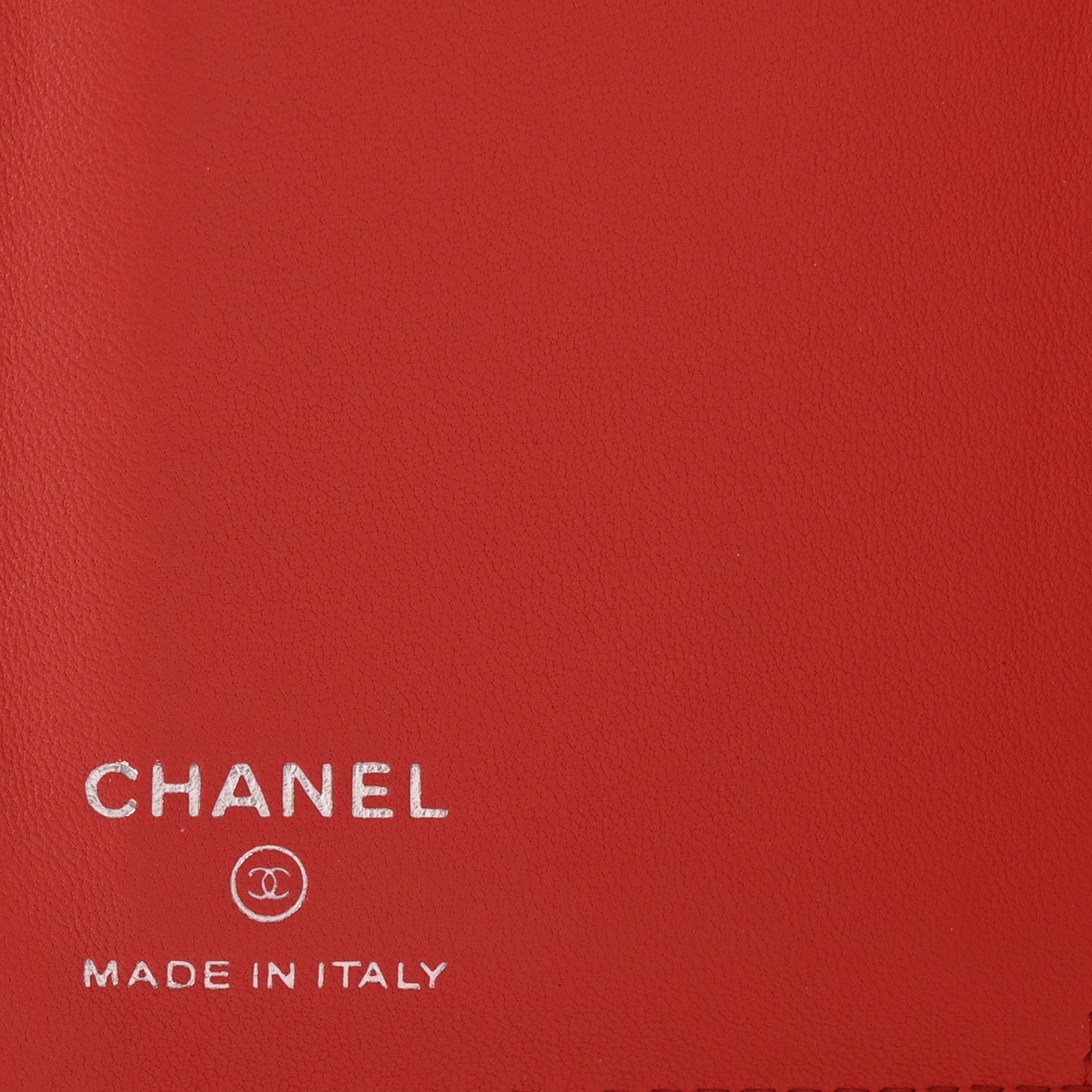 Chanel Lambskin Quilted Passport Holder Red 6 of 8