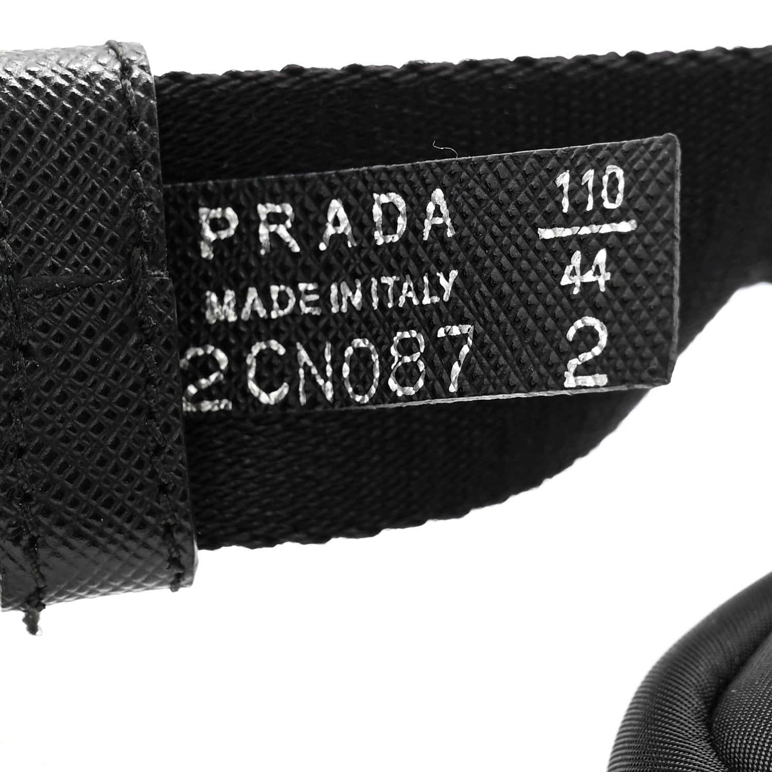Prada Re-Nylon Belt With Triangle Pouch 110 44 Black 5 of 8