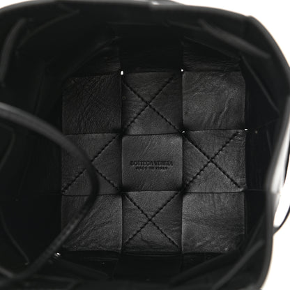 Bottega Veneta Nappa Maxi Intrecciato Cassette Bucket Bag Black 7 of 10