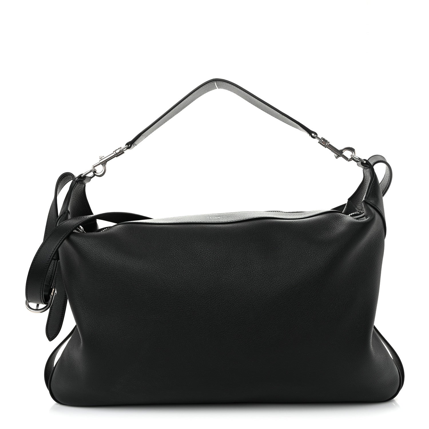 Celine Supple Calfskin Large Romy Shoulder Bag Black 1 of 11