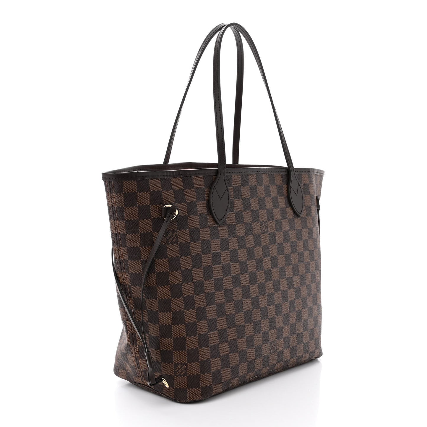 Damier Ebene Neo Neverfull MM Rose Ballerine
