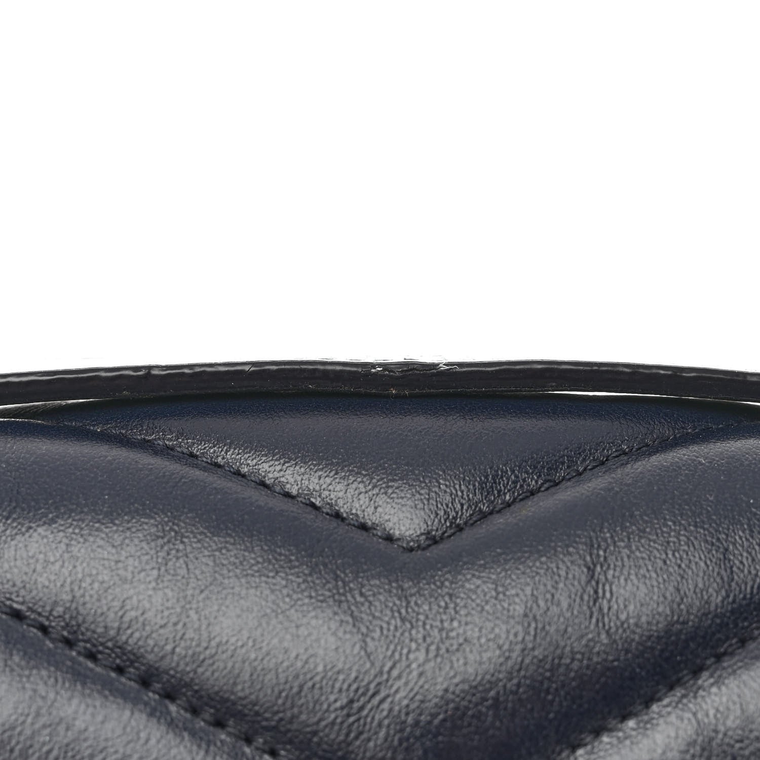 Saint Laurent Calfskin Y Quilted Monogram Medium Loulou Chain Satchel Medium Blue 11 of 11