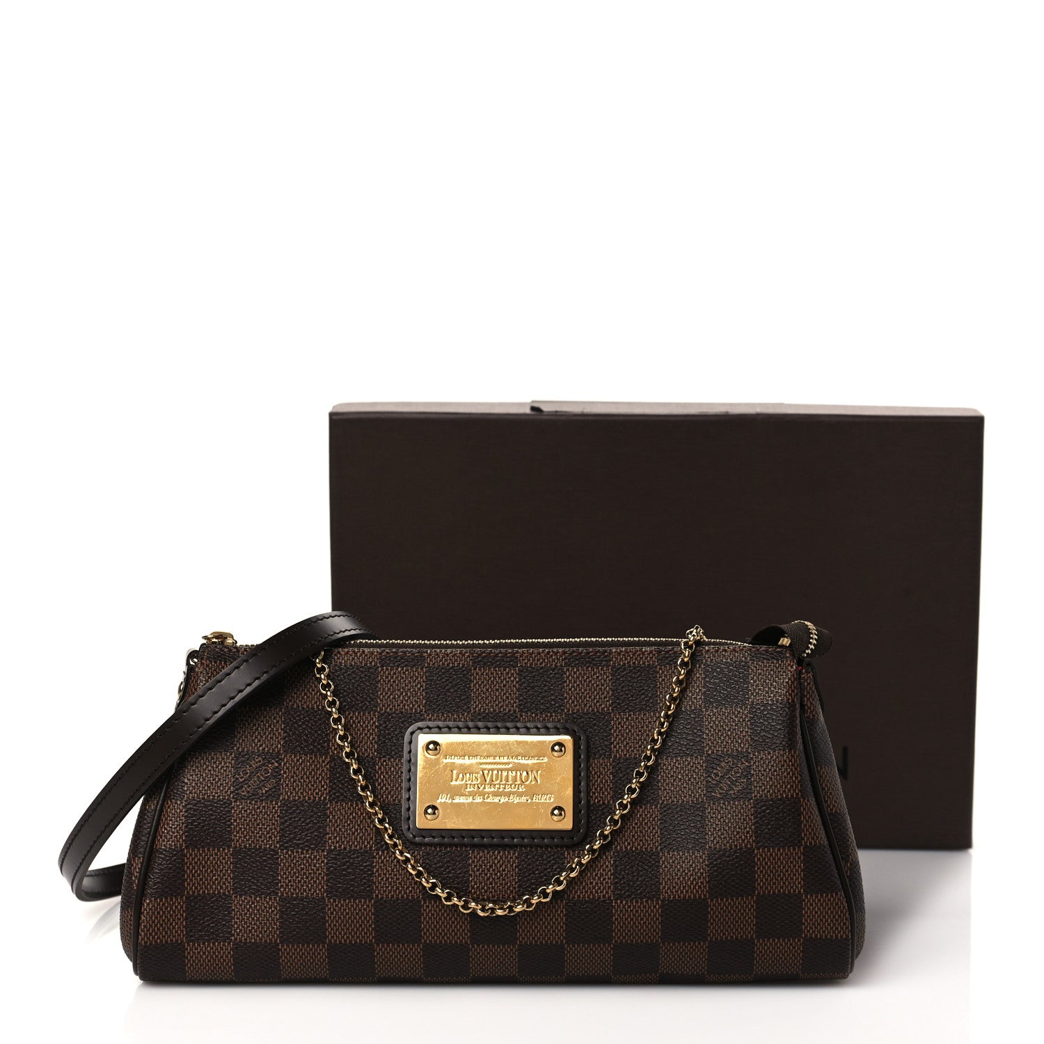 Louis Vuitton Damier Ebene Eva Clutch 12 of 12