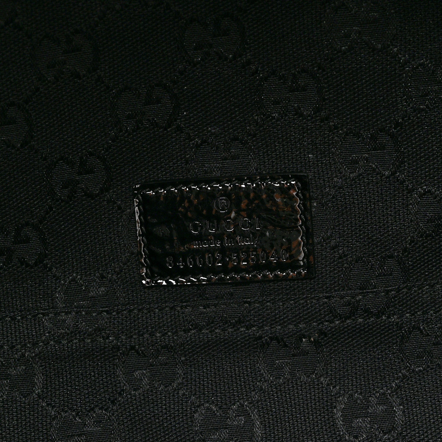 Gucci GG Monogram Bamboo Reversible Tote Black 11 of 18