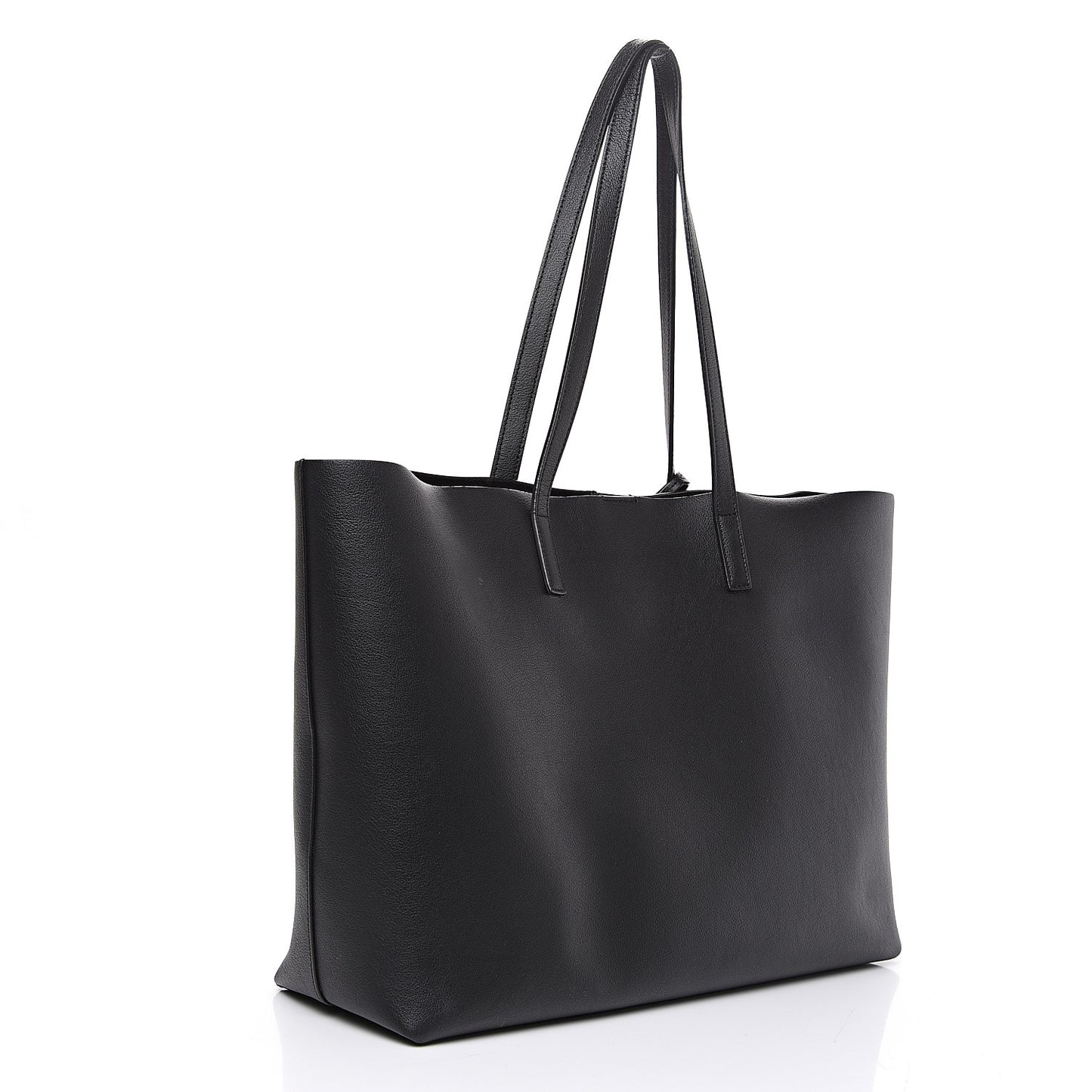 Calfskin Large Shopping Tote Black