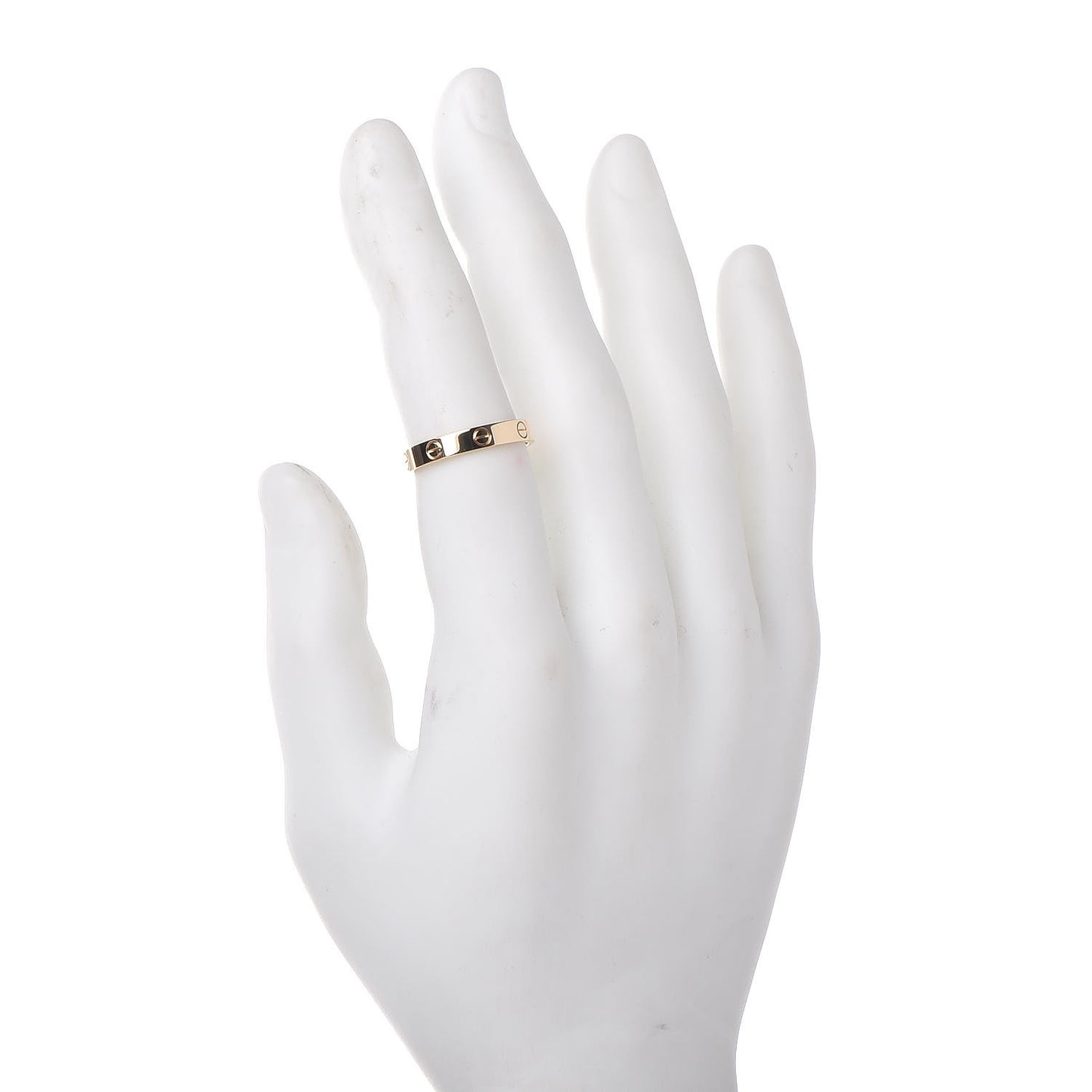 18K Yellow Gold 3.5mm LOVE Wedding Band Ring 59 8.75