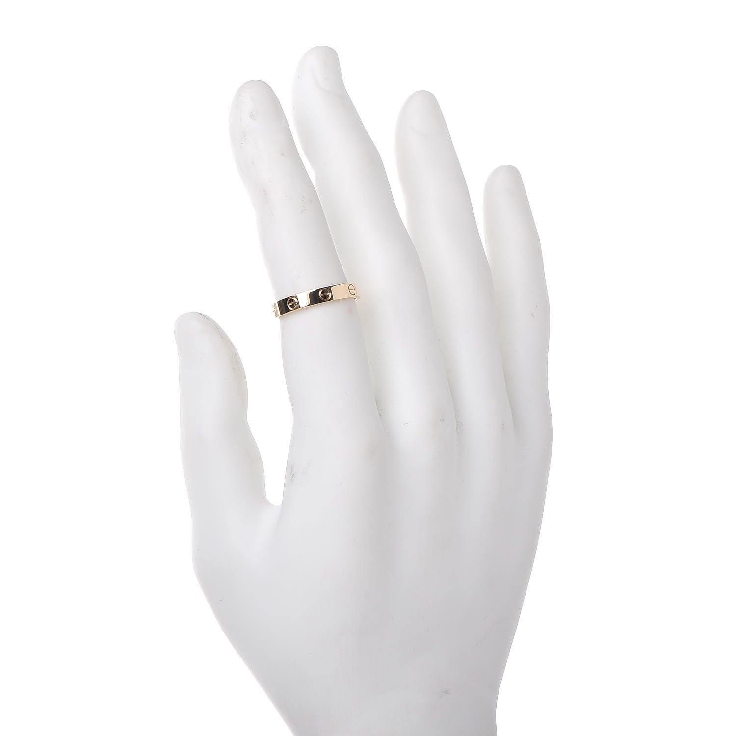 Cartier 18K Yellow Gold 3.5mm LOVE Wedding Band Ring 59 8.75 2 of 5