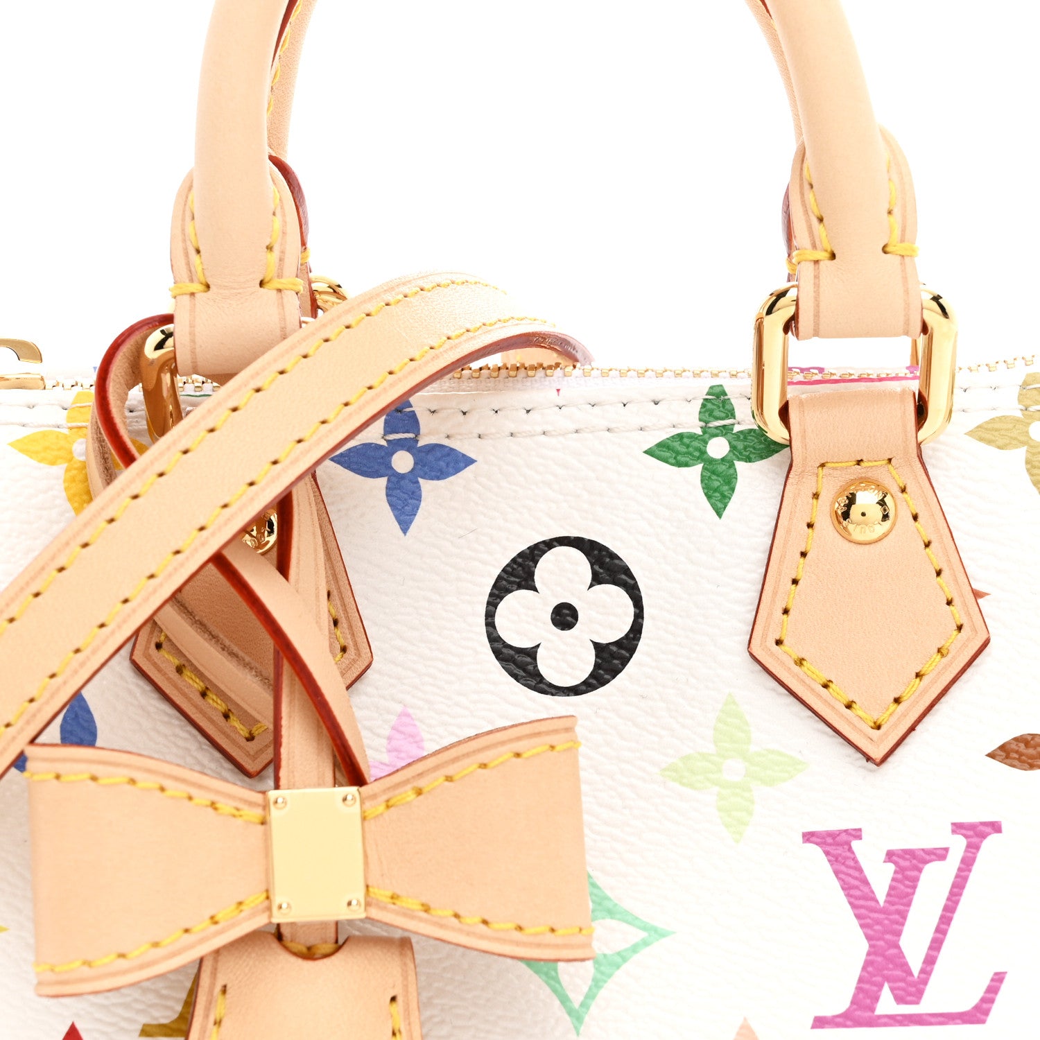 Louis Vuitton LV X TM Monogram Multicolor Nano Speedy White 7 of 9