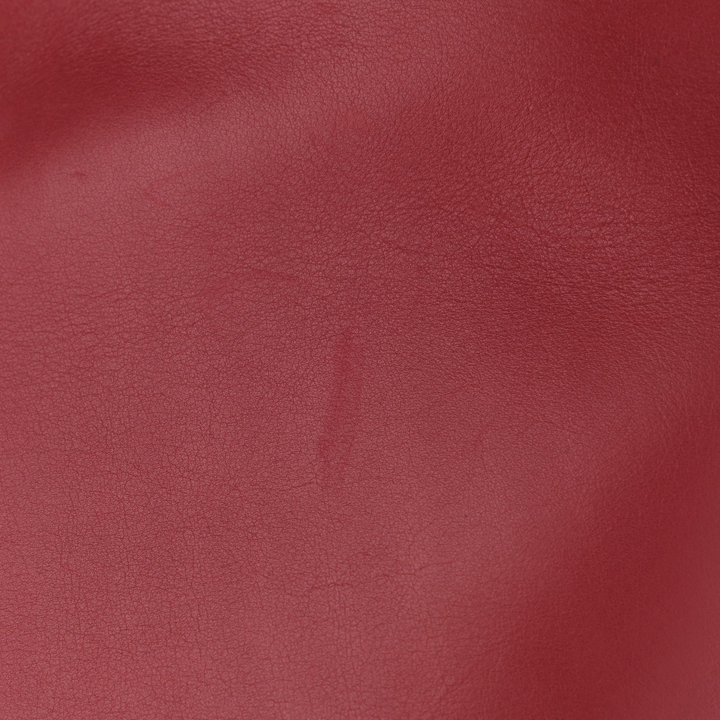 Smooth Calfskin Clasp Bucket Bag Red