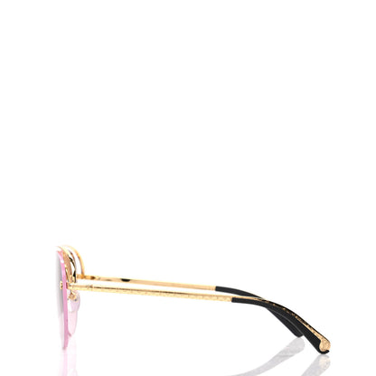 Louis Vuitton Monogram Grease Gradient Sunglasses Z1044W Aubergine 3 of 7