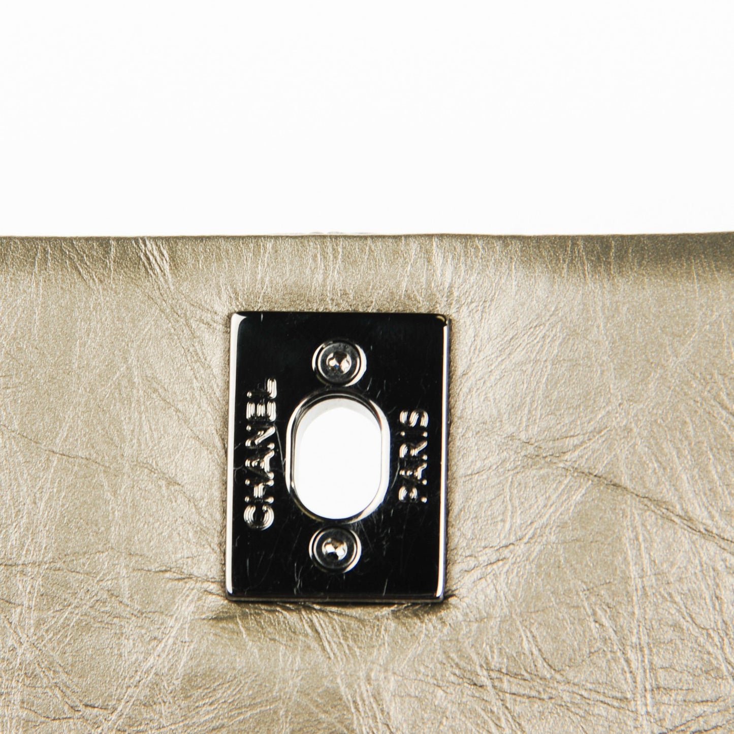 Calfskin Quilted Mini Lady Pearly Flap Silver