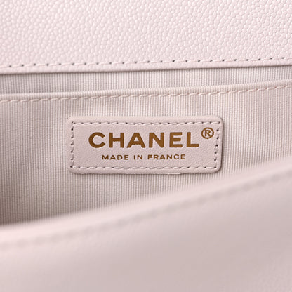 Chanel Caviar Quilted Chain Around Medium Boy Flap Light Purple 6 of 9