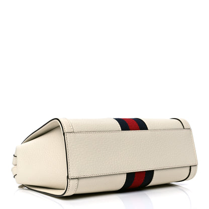 Gucci Textured Calfskin Web Small Ophidia Tote Bag Mystic White 3 of 4