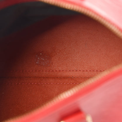 Louis Vuitton Epi Speedy 25 Castillan Red 8 of 13
