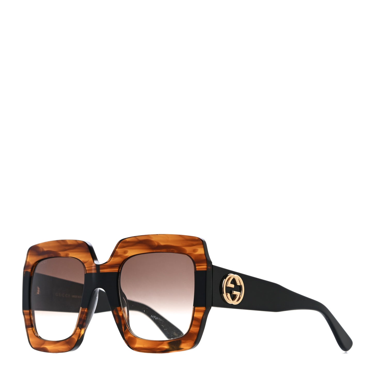 Square Frame GG0178S Sunglasses Havana
