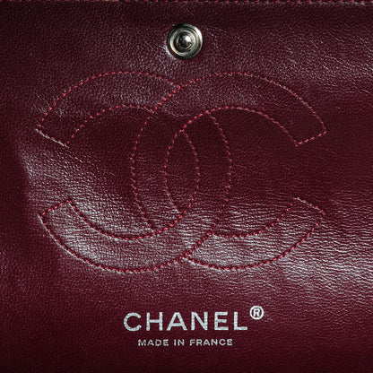 Chanel Distressed Patent Medium Double Flap Black 6 of 8