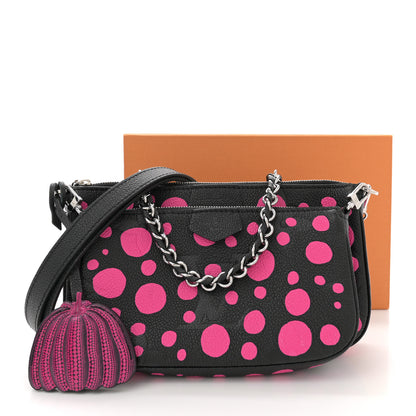 Louis Vuitton LV X YK Empreinte Multi Pochette Accessories Black Fuchsia 11 of 11