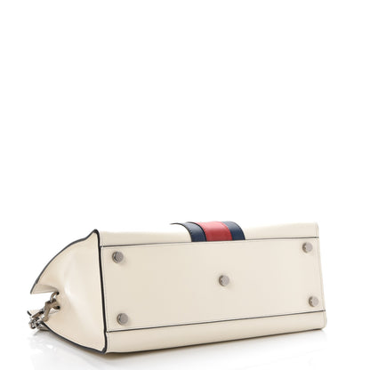 Gucci Calfskin Web Stripe Medium Dionysus Tote Bag White 4 of 9
