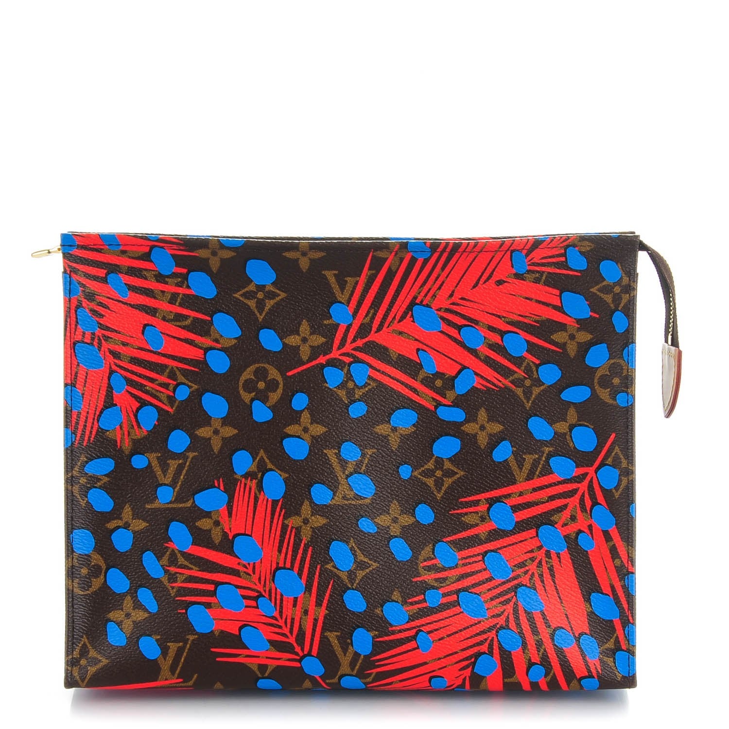 Louis Vuitton Monogram Jungle Dots Toiletry Pouch 26 Coquelicot Denim 1 of 7