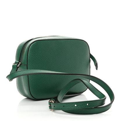 Gucci Pebbled Calfskin Small Soho Disco Bag Emerald Green 3 of 11