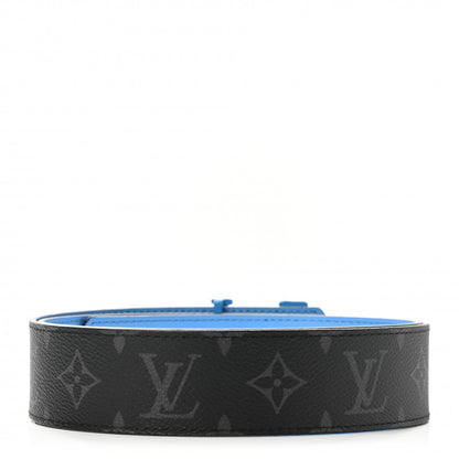 Louis Vuitton Monogram 40mm LV Initiales Belt 90 36 Blue 2 of 5