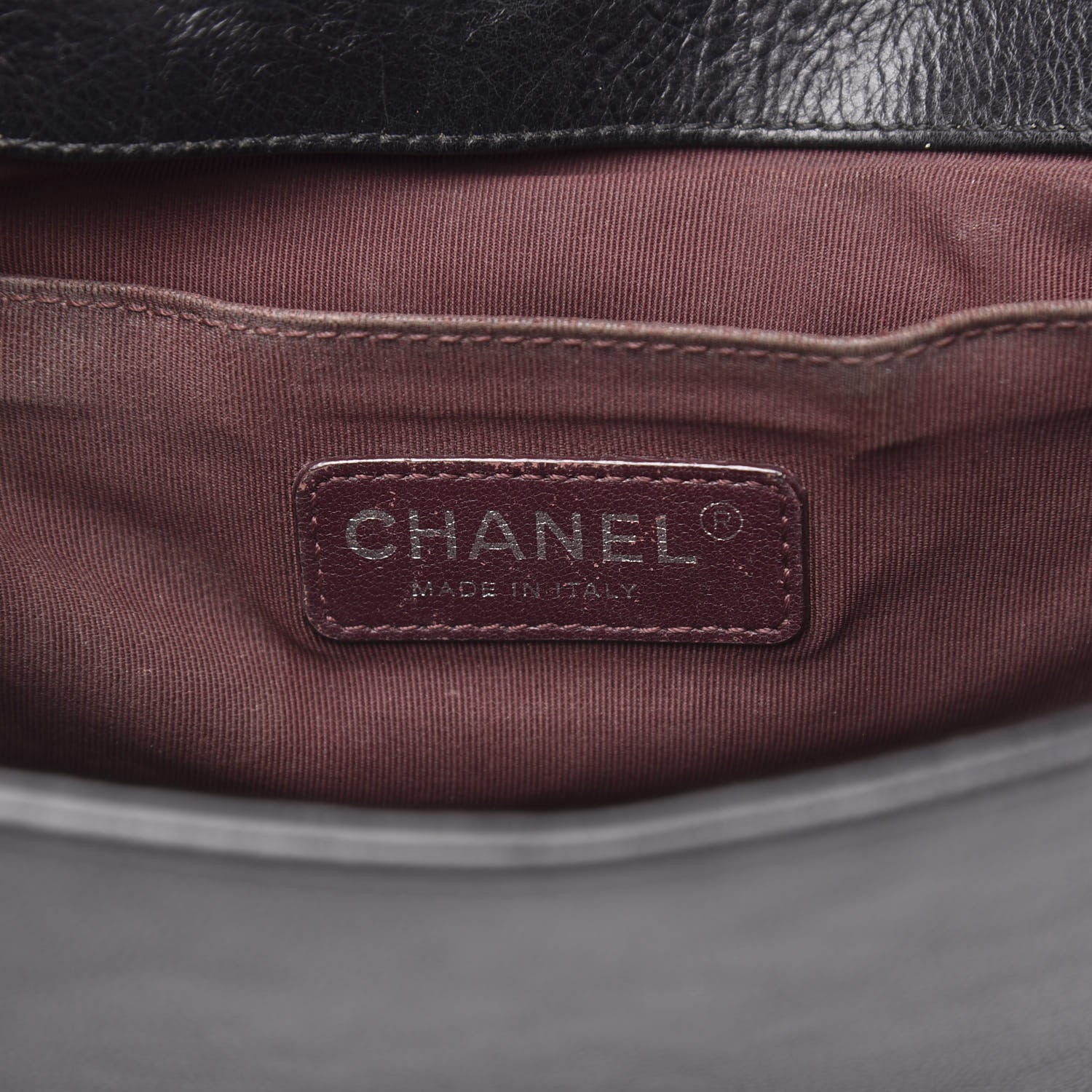 Chanel Calfskin Double Stitch Medium Boy Flap Black 6 of 16