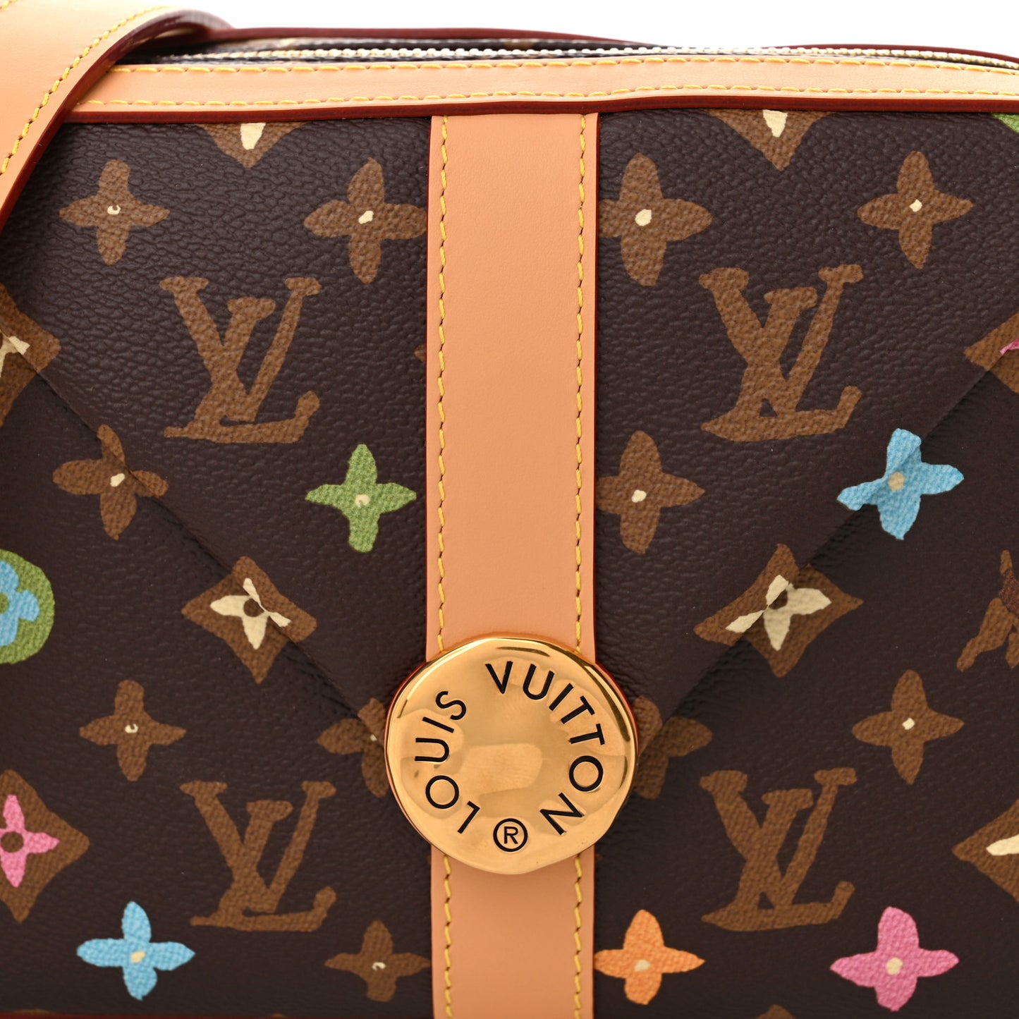 X TYLER THE CREATOR Monogram Craggy Envelope Messenger Chocolate