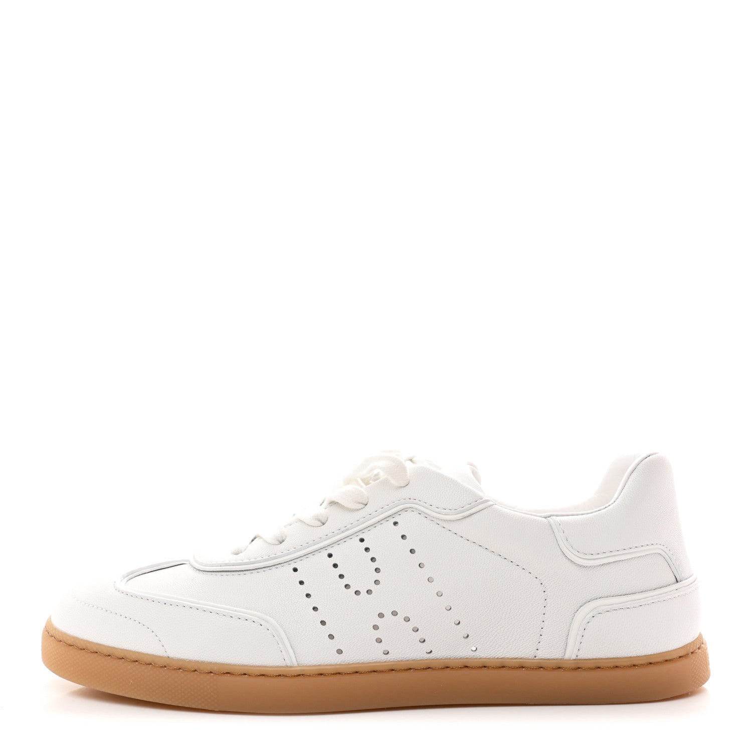 Hermes Sport Goatskin Calfskin Match Sneakers 38.5 White 1 of 10