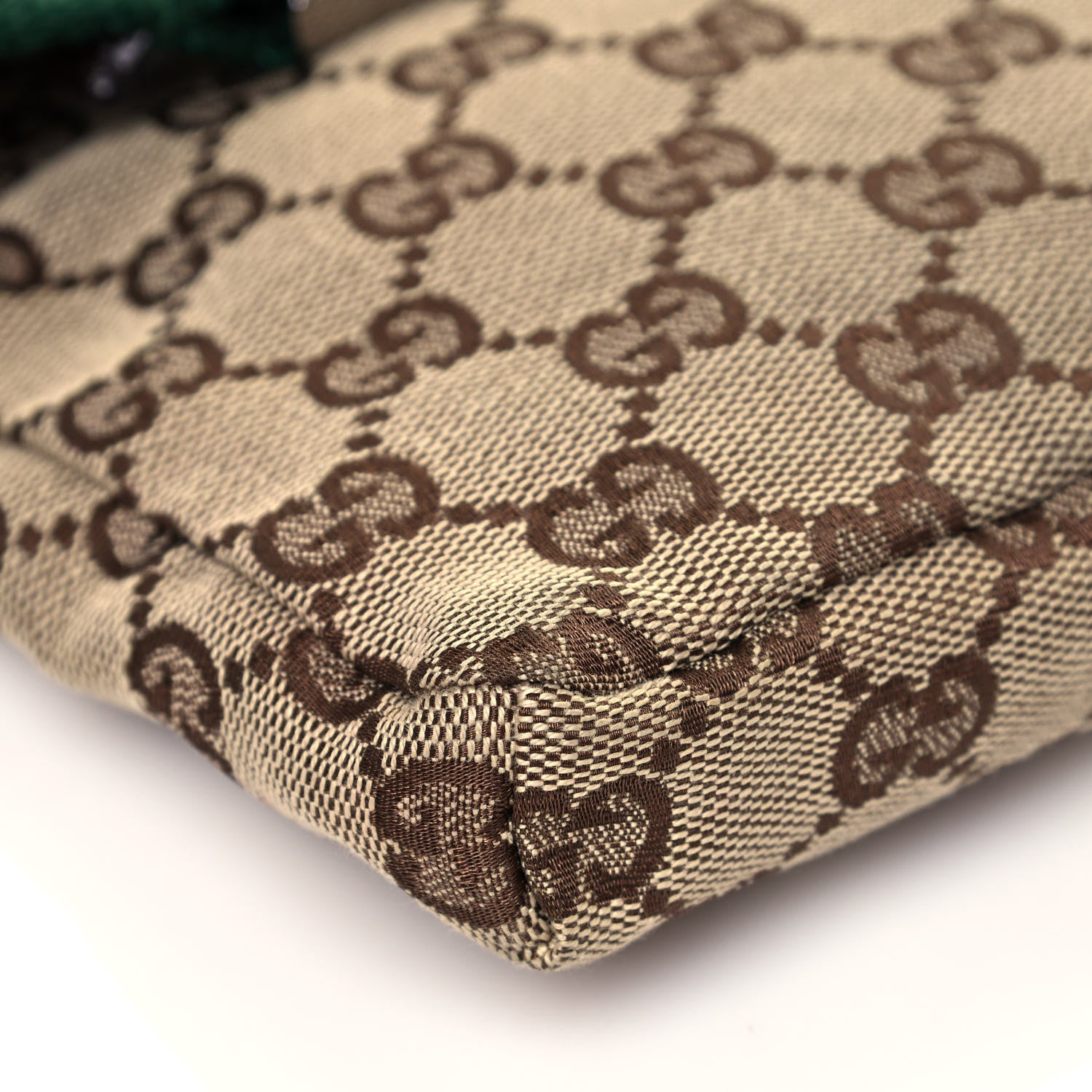 Gucci Monogram Web Belt Bag Dark Brown 9 of 12