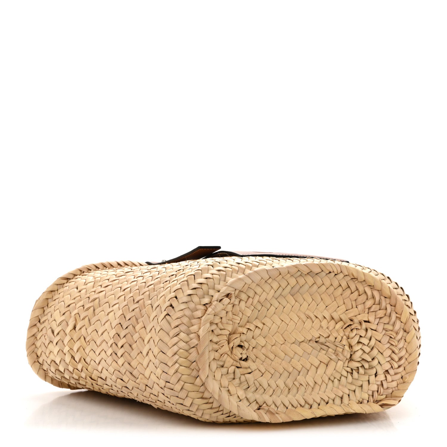 Loewe Raffia Basket Tote Bag Natural Tan 3 of 10