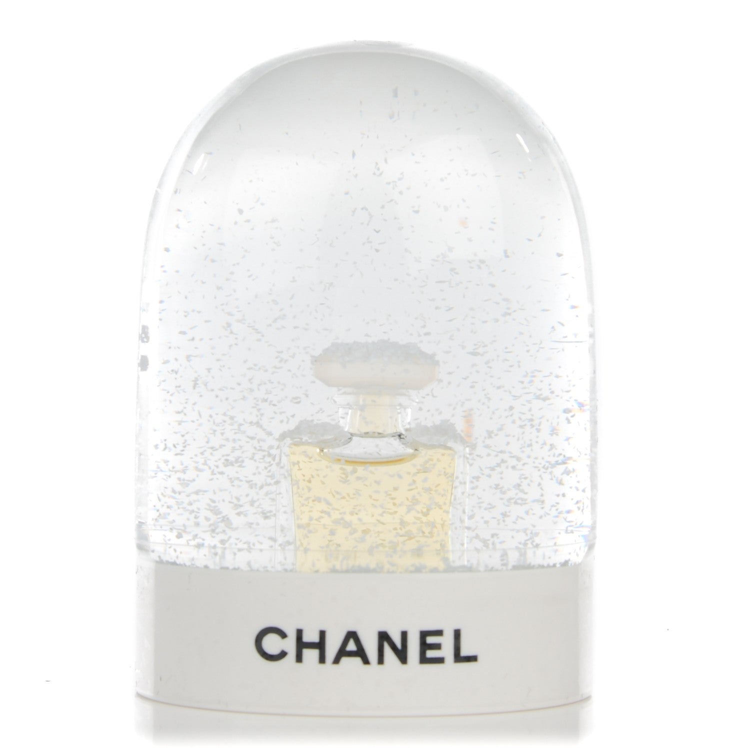 Chanel Glass N°5 Perfume Bottle Snow Globe 1 of 3