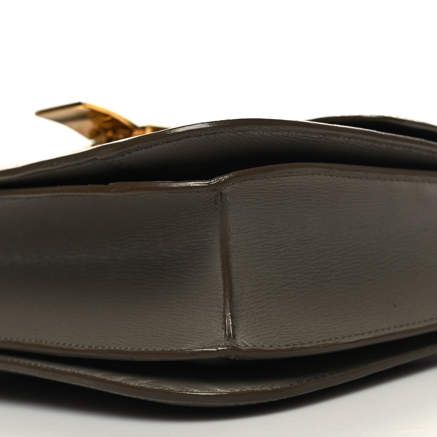 Celine Liege Calfskin Medium Classic Box Flap Bag Souris 11 of 15