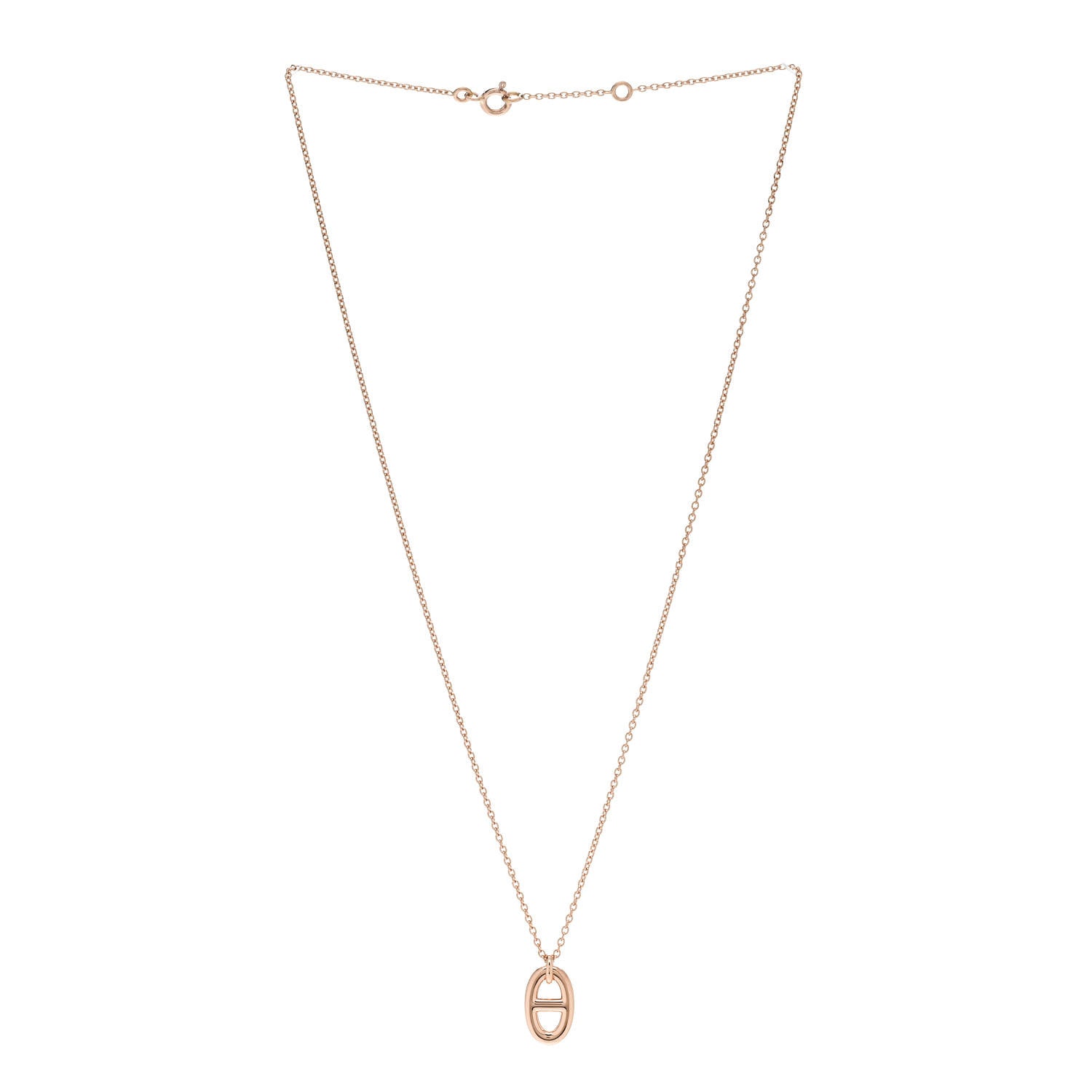 Hermes 18K Rose Gold PM Farandole Pendant Necklace 3 of 5