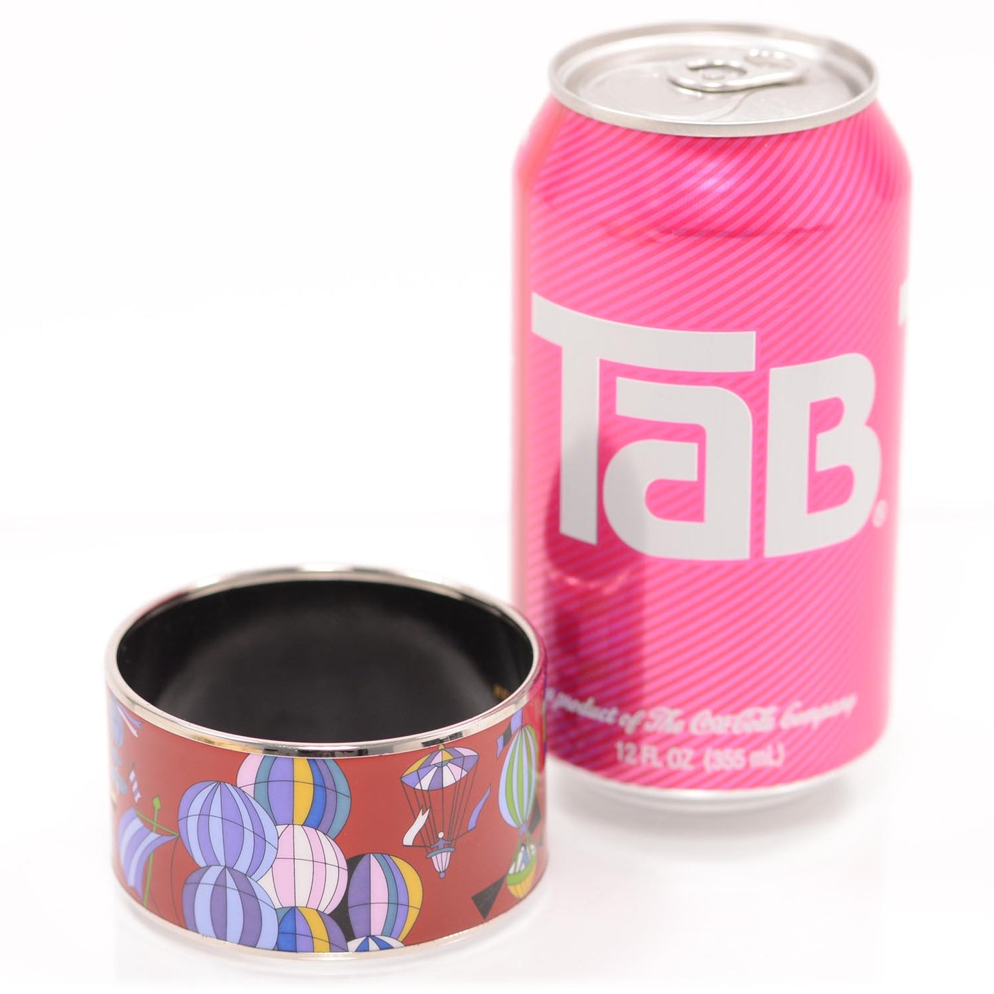 Extra Wide Air Balloons Enamel Bangle Red PM