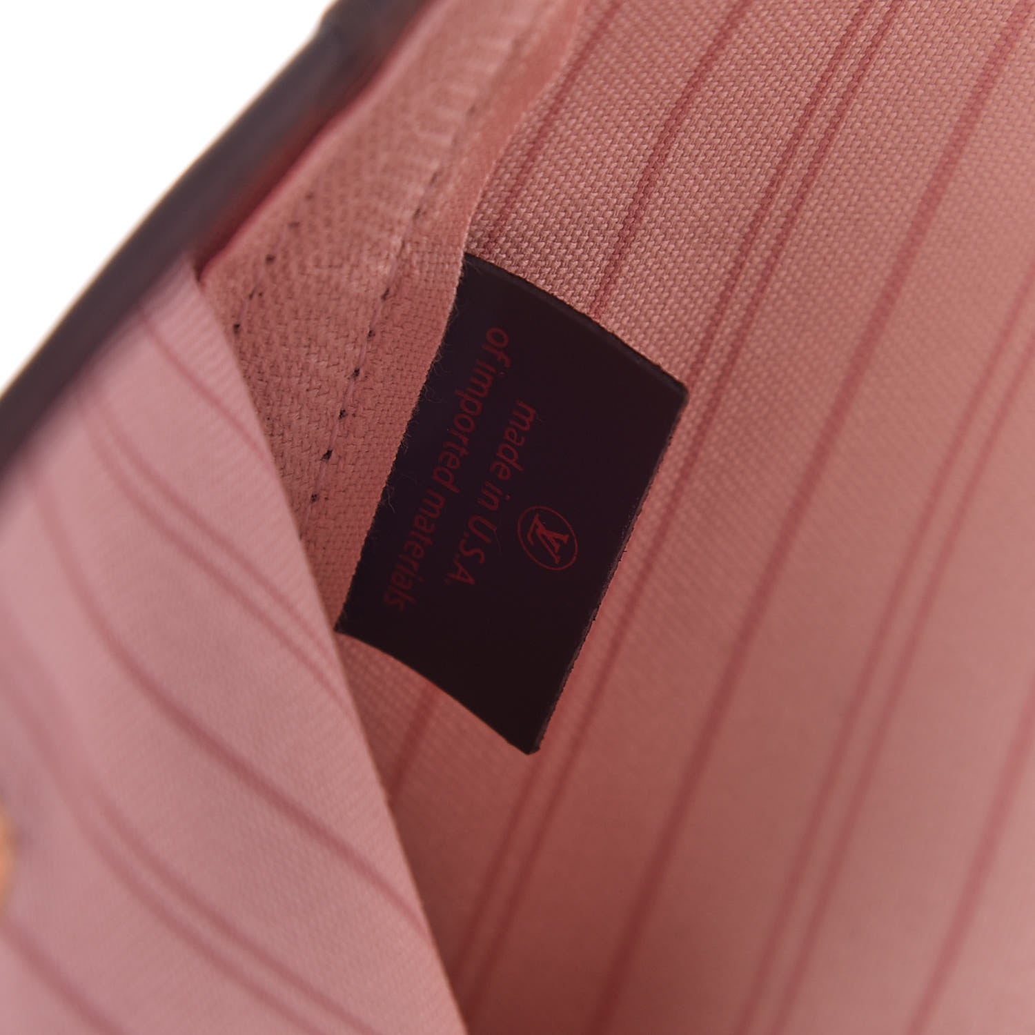 Louis Vuitton Damier Ebene Neo Neverfull MM Rose Ballerine 8 of 12