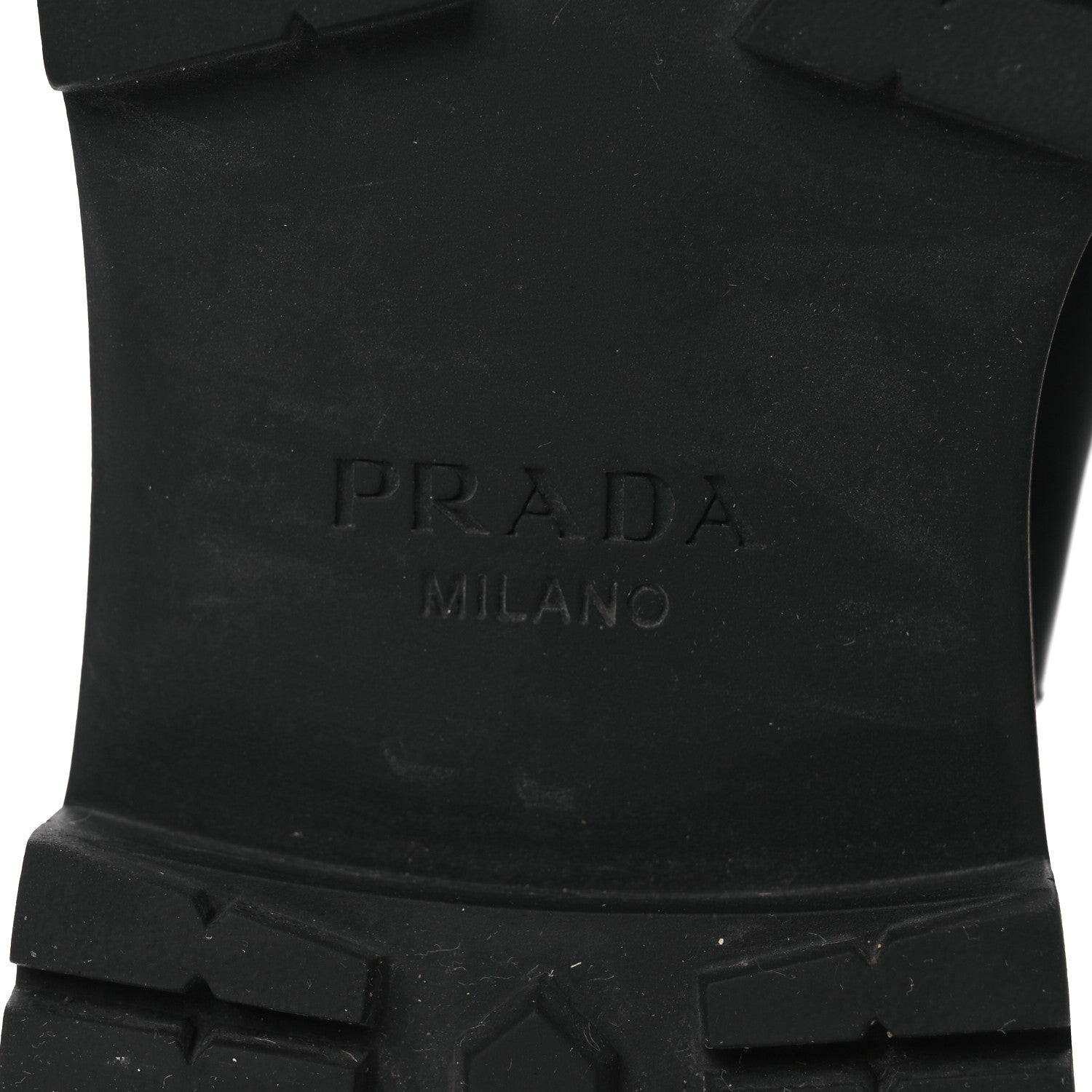 Prada Vitello Shearling Winter 2 Boots 39.5 Black 8 of 12