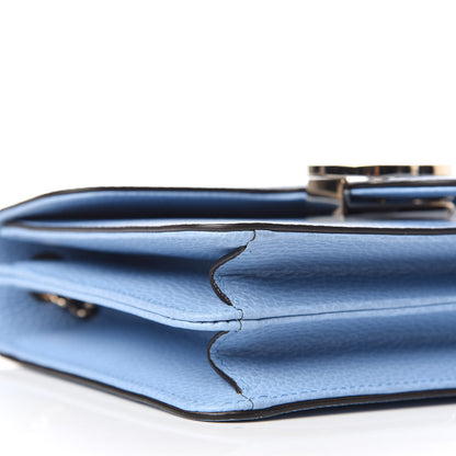 Gucci Dollar Calfskin Small Interlocking G Shoulder Bag Mineral Blue 5 of 10