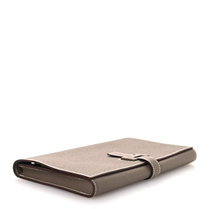 Hermes Epsom New H Passant Toutenmain Wallet Etoupe 4 of 9