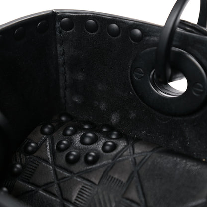 Christian Dior Lambskin Studded Matte Cannage Medium Lady Dior So Black 11 of 14