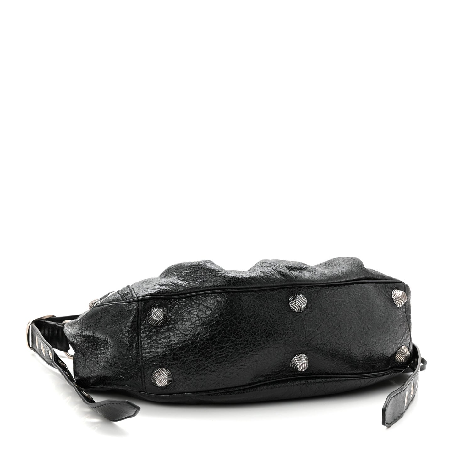 Agneau Arena Small Le Cagole Shoulder Bag Black