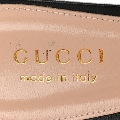 Gucci Malaga Kid 85mm Slingback Pumps 37 Black 8 of 10
