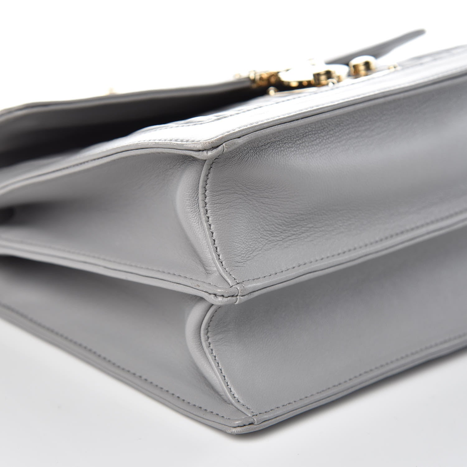 Miu Miu Nappa Confidential Matelasse Top Handle Nube 8 of 10