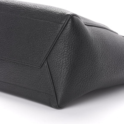 Celine Soft Grained Calfskin Sangle Bucket Bag Black 7 of 10