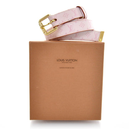 Louis Vuitton Monogram Belt 80 32 Pink 7 of 7