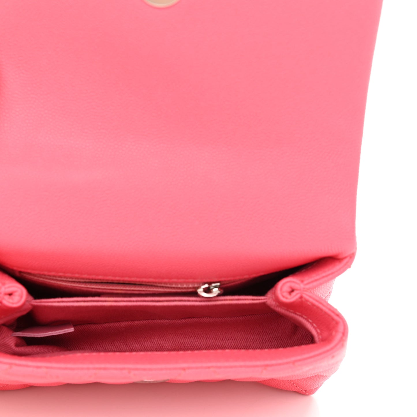 Caviar Quilted Incognito Extra Mini Coco Handle Flap Pink